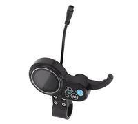 Hamwesh Aprendedor Eléctrico del Pulgar, Pantalla LCD con Carga USB 2 en 1 para Scooter Eléctrico y Bicicleta Eléctrica con Conector Impermeable de 6 Pines