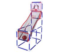 Hamwesh Aro De Baloncesto Al Aire para Niños, Mini Juego De Baloncesto con De Retorno Automático De La Pelota, Juegos De Fiesta De Carnaval con 4 Pelotas De Silenciosas Y Bomba De Aire para
