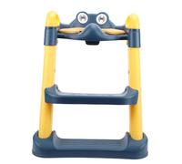 Hamwesh Asiento de Entrenamiento para Ir Al Baño, Asiento de Inodoro Antideslizante de Ajustable, Silla para Ir Al Baño con Asas de Seguridad Plataforma Ampliada para Escalones Protector Incorporado a