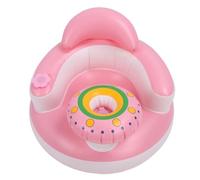Hamwesh Asiento Inflable para bebé, Bomba de Aire Incorporada, Diseño de Apoyo Suave, Silla para Sentarse para bebé, Silla para Sentarse con Válvula a Prueba de Fugas para el Piso del Hogar, Baño,