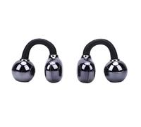 Hamwesh Auriculares Abiertos, Pendientes de Mariposa Desmontables, Cómodos Auriculares de Conducción ósea con Clip, Inalámbricos con Clip con Estuche de Carga para Correr, Gimnasio, Entrenamientos
