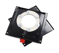 Hamwesh Base Giratoria para Asiento de Automóvil, Asiento Giratorio de 360 Grados con Bloqueo de 4 Vías, Construcción de Placa de Acero con Rotación hacia Adelante y Atrás para Vehículos