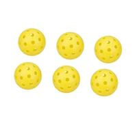 Hamwesh Bolas de 40 Agujeros, PE a Prueba de Impactos, Diseño Reductor de Viento, Bolas de Agujeros para Exteriores, de Deportivas con Juego de 6 Piezas Exterior Mate para Entrenamiento Deportivo en