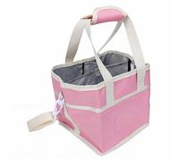Hamwesh Bolsa Portabebidas de 4 Compartimentos, Tamaño Familiar, con Aislamiento para Botellas de Agua, con Correa Ajustable, sin Derrames, Bolsa de Lona Reutilizable para Viajes