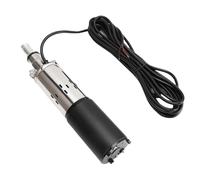 Hamwesh Bomba Sumergible de Pozo Profundo de 12 V CC, Elevación de 30 M NPT 3/4 pulg. Salida de 1 pulg. Acero Inoxidable con Cable de Alimentación de 7 M para Riego de Jardines Agrícolas