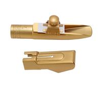 Hamwesh Boquilla de Saxofón Tenor Bb, Latón Tamaño 7 con Calidad Tonal Concentrada Brillante, para Jugadores Principiantes Profesionales y Entusiastas del Saxofón