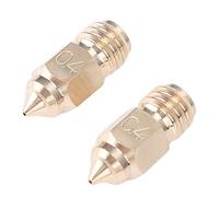 Hamwesh Boquillas para Impresora 3D, Boquillas de Latón Resistentes Al Desgaste Resistentes Al Calor a 300 °C, Boquilla Hotend con Juego de 10 Piezas 0,2 Mm, 0,4 Mm, 0,6, 0,8 para Ender 5 Máximo