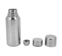 Hamwesh Botella de Agua de Viaje Aislada, Botella Infusora de té Al Vacío de Doble Capa Pure Ti de 380 Ml, Taza Aislada Liviana con Colador de té Desmontable para Viajes de Campamento Al Aire (Color