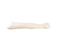 Hamwesh Brazo de Práctica de Tatuaje, 24,8 Pulgadas, 63 Cm, Piel de Tatuaje Falso de Silicona a la Misma Escala, Brazo de Entrenamiento de Simulación Gruesa con Silicona Suave, Fácil de Colorear para