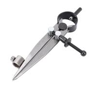 Hamwesh Brújula, Brújula de Dibujo Ajustable con Cerradura de Acero con Alto Contenido de Carbono, Divisor de Ala con Soporte para Bolígrafo y Radio Máximo de 4 Pulgadas para Carpintería, Metalurgia,