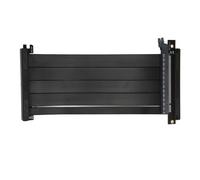 Hamwesh Cable Elevador PCIe 4.0, Cable Flexible Plug and Play de Alta Estabilidad de Extensión GPU, de Extensión PCIe con Alimentación Inversa Dual Blindada para Componentes de Placa Base GPU