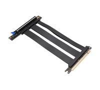 Hamwesh Cable Elevador PCIE 5.0, Diseño Plano Ultra Flexible con Blindaje Anti EMI para Montaje Vertical de GPU, Cable de Extensión de Tarjeta Gráfica con Cobre Chapado en Plata 30 AWG para RTX4090