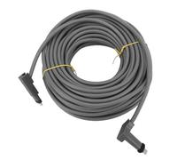 Hamwesh Cable, Extensión de Cable Impermeable IP68 de 30 Pies, 1200 Mbps, de Repuesto con Tapas de Extremo para Satélite Rectangular V2