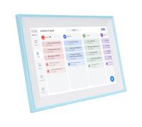 Hamwesh Calendario Digital, Pantalla Táctil de 10,1 Pulgadas, Planificador Familiar Interactivo con Tabla de Tareas, para Organización del Hogar