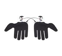 Hamwesh Calentados Calentadores de Mano 2 Piezas, 3 Almohadillas de Calentamiento de Engranajes Ajustables para Actividades Interiores Al Aire Libre con Cómodo Material de Algodón, para Caminar en
