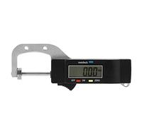 Hamwesh Calibrador Digital, Medidor de Espesor con Pantalla LCD Grande de 0-25 Mm con Diseño Liviano e Interruptor de Pulgadas en Mm para Metales, Plásticos, Ingeniería de Madera, Proyectos de