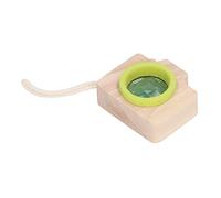 Hamwesh Cámara de Juguete, Lente de Caleidoscopio Prisma con Efecto Ojo de Abeja para Niños, Juguete de Cámara de Madera con Diseño Portátil de Tamaño Pequeño para Niños Pequeños Que Juegan Al Aire