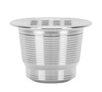 Hamwesh Cápsulas de café Reutilizables, Construcción de Acero Inoxidable 304 para un Diseño Ecológico, Filtro de café Reutilizable, Filtro de de Acero Inoxidable con Cepillo de Limpieza y Cuchara