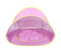 Hamwesh Carpa de Playa Pop Up con Piscina para Bebes, Roseate | Toldo portátil para sombra de playa con bolsa de almacenamiento, fácil configuración para acampar al aire , picnics en el