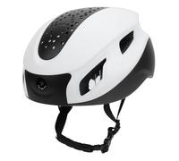 Hamwesh Casco de Bicicleta Inteligente con cámara WiFi 1080P, 5.0 AI Control de Voz, señales de led, Casco de Ciclismo a Prueba de Agua IP65 con Control Remoto (White)