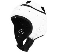 Hamwesh Casco de Fútbol con Bandera, Casco Protector Multideportivo, Ligero, Ajustable, de Carcasa Suave, de Rugby Transpirable con Acolchado de EVA Grueso para Jóvenes, Niños y Adultos (M)