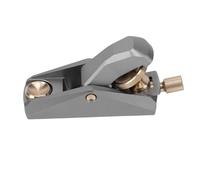Hamwesh Cepilladora de Madera de ángulo bajo, Cepillo Manual de Aleación de Aluminio y Latón para Carpintería con Hoja de 22 Mm y Ergonómico, ángulo de Trabajo de 33 Grados