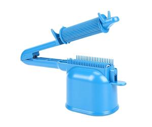 Hamwesh Cepillo Automático para Teñir el Cabello, de Rodillo de Turbina con Peine para una Cobertura Uniforme, Ergonómico para Tintes y Decolorantes, Resultados de Salón en 8-15