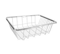 Hamwesh Cestas para Congelador Horizontal, Capacidad 20KG, Expandible | Contenedores de almacenamiento de alambre, acero inoxidable, se limpian con un paño, se adaptan a refrigeradores,