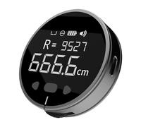 Hamwesh Cinta Métrica Digital, Pantalla LCD de 328 Pies, Regla Electrónica Recargable por USB, Regla Rodante con Múltiples Modos de Medición para Construcción, Medidas Corporales, Proyectos de