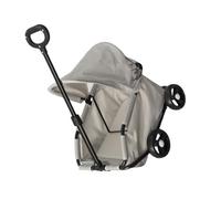 Hamwesh Cochecito para Mascotas, Cochecito Ligero Plegable de 4 Ruedas para Perros, para Gatos con Toldo para Perros Pequeños, Gatos, Cachorros, Viajes (GREY)