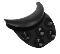 Hamwesh Cojín de Reposapiés de Cuello de Tazón de champú, Cojín de Soporte de Cuello de Silicona Suave con Tazas de Succión para la Cuenca de Lavado de Spa de Salón