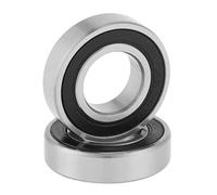 Hamwesh Cojinete de Bolas Sellado de Goma 6901-2RS 12x24x6mm, 10 Piezas | Rodamiento rígido de bolas con protectores metálicos a prueba de polvo para máquina herramienta, bomba y motor