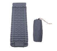 Hamwesh Colchoneta Inflable para Dormir, Bomba de Pie Integrada, Silenciosa, Nailon 40D TPU, Colchón de Aire Ligero Conectable con Bolsa de Almacenamiento Compacta para Mochilero, Tienda de Campaña