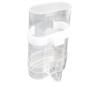 Hamwesh Comedero Automático para Pájaros, sin Ensuciar, a Prueba de Derrames, Recarga Automática, Diseño Colgante, Comedero para Loros, Recipiente de Plástico Transparente para Comida de Pájaros con