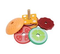 Hamwesh Comida de Juguete, Madera Compuesta para Jugar Al Juego de Comida con Colores Realistas para Niños para Niños Cumpleaños para (Tipo 4)