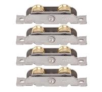 Hamwesh Conjunto de Rodillos para Puerta Corredera, Rodamientos de Bolas de Cobre de Acero Inoxidable, Resistencia a la Erosión, Reemplazo de Rodillos para Puerta con Pantalla Corrediza a Prueba de