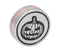 Hamwesh Control Deslizante de Monedas de Calabaza, Alivio del Estrés, Aleación de Zinc, Control Deslizante de Metal, Juguete de Bloque de Halloween con Bolsa de Almacenamiento para Adultos, TDAH,