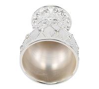 Hamwesh Copa Medieval Copa de Vino Gótica Vintage Diseño en Relieve Hecho a Mano Vaso para Beber de Aleación de Zinc con Cáliz Renacentista Real para Comunión Bar de Bodas Decoración del Hogar