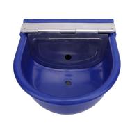 Hamwesh Cuenco de Agua Automático, Acero Inoxidable a Prueba de Herrumbre de Gran Capacidad con Válvula de Flotador Bebedero Automático para Perros, Abrevadero para Caballos, Vacas, Ganado, Granja,