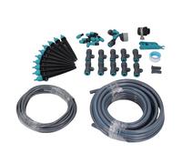 Hamwesh de Riego por Goteo, Kit de Riego por Goteo Automático con Rociador Atomizado de Fácil Instalación, de de Jardín con Tubería de 10 M, 10 Emisores Ajustables para Césped de Invernadero de Jardín