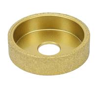Hamwesh Disco abrasivo de diamante, disco abrasivo de diamante de 3 pulgadas con bordes redondos soldados para azulejos, accesorios para amoladoras con construcción duradera