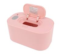 Hamwesh Dispensador de Toallita Húmeda de Toallita de para Bebés con un Enchufe USB para Elementos Esenciales de los Recién Nacidos, Calentador de Húmedas para Uso Doméstico (PINK)