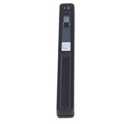 Hamwesh Escáner de Documentos Portátil, Escáner de Imágenes Portátil de 900 PPP con Soporte para Formato PDF JPG, para Documentos Fotográficos A4, Almacenamiento en Tarjeta USB 2.0, No (Black)