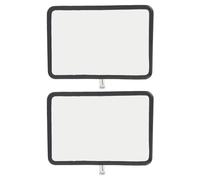 Hamwesh Espejo Retrovisor Lateral, Cabezal de Repuesto para Espejo de Puerta de Automóvil con Visión Más Amplia y Material de Vidrio ABS, Ajuste Manual Universal para Landcruiser 70 75 78 Ute,