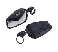 Hamwesh Espejos Laterales UTV para Jaula Antivuelco de 1,75" a 2" | Espejos Retrovisores Ajustables para Modelo 1000 y Modelo X3 UTV, Espejo Retrovisor Lateral Inastillable, Incluye 2 Espejos