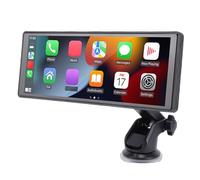 Hamwesh Estéreo Inalámbrico Portátil para Coche con Pantalla Táctil HD de 10,26 Pulgadas, Compatible con CarPlay Auto con AUX, para Todos los Modelos de Coche