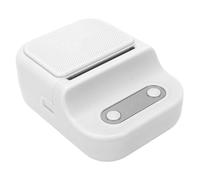 Hamwesh Etiquetadora, Mini Impresora de Etiquetas Portátil y Compacta con Impresión Térmica de Aplicación para Pequeñas Empresas, Oficina en Casa, Escuela, Organización de Ropa (White)