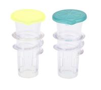 Hamwesh Exprimidor de Limón, PP de Grado Alimenticio con Filtro Incorporado, Exprimidor Manual en Espiral Transparente, de Cítricos Portátil con Tapa Vertedora para Viajes en Casa, Picnics, Fiestas de