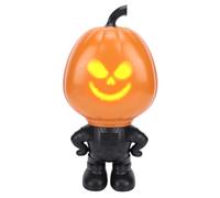 Hamwesh Figura de Calabaza Que Habla, de Decoración de Calabaza con Efectos Iluminados para Fiestas Navideñas, Halloween, Decoraciones Navideñas