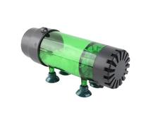Hamwesh Filtro de Lecho Fluidizado para Acuario, Doble Filtración Bioquímica Física, Medio Filtrante de Lecho Fluidizado, Filtro de Esponja Sumergible con Fino Reemplazable, Cultivo de Algodón Rodante